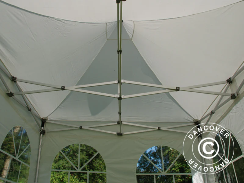 Quick-up telt FleXtents PRO Vintage Style 3x3m Hvit, inkl. 4 sider - Image 14