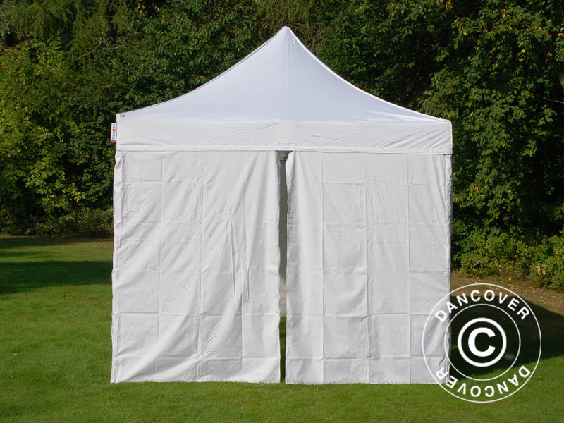Quick-up telt FleXtents PRO Vintage Style 3x6m Hvit, inkl. 6 sider - Image 11