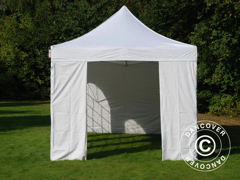 Quick-up telt FleXtents PRO Vintage Style 3x6m Hvit, inkl. 6 sider - Image 6