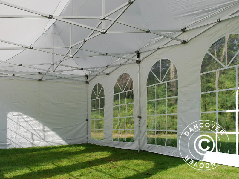 Quick-up telt FleXtents PRO Vintage Style 3x6m Hvit, inkl. 6 sider - Image 8