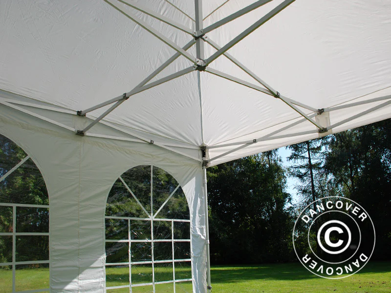 Quick-up telt FleXtents PRO Vintage Style 4x4m Hvit, inkl. 4 sider - Image 12