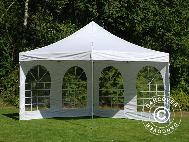 Quick-up telt FleXtents PRO Vintage Style 4x4m Hvit, inkl. 4 sider - Image 19