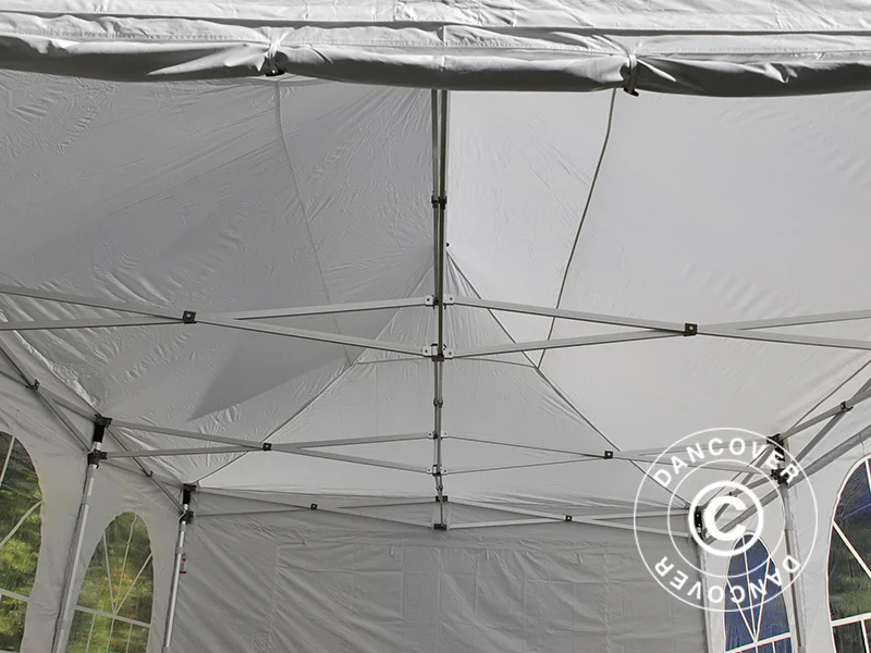 Quick-up telt FleXtents PRO Vintage Style 4x6m Hvit, inkl. 8 sider - Image 17