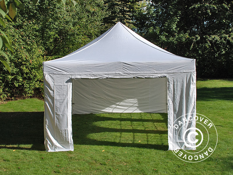 Quick-up telt FleXtents PRO Vintage Style 4x6m Hvit, inkl. 8 sider - Image 22
