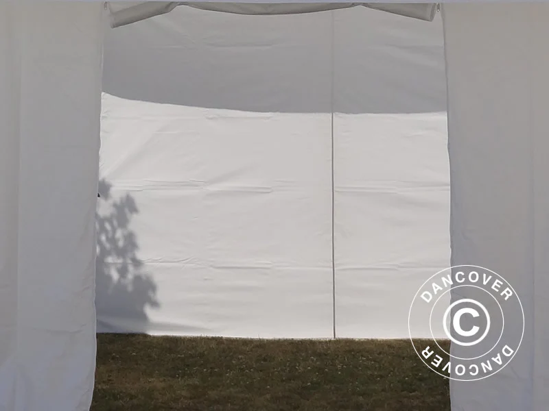 Quick-up telt FleXtents Steel 3x3m Hvit, inkl. 4 sider - Image 7
