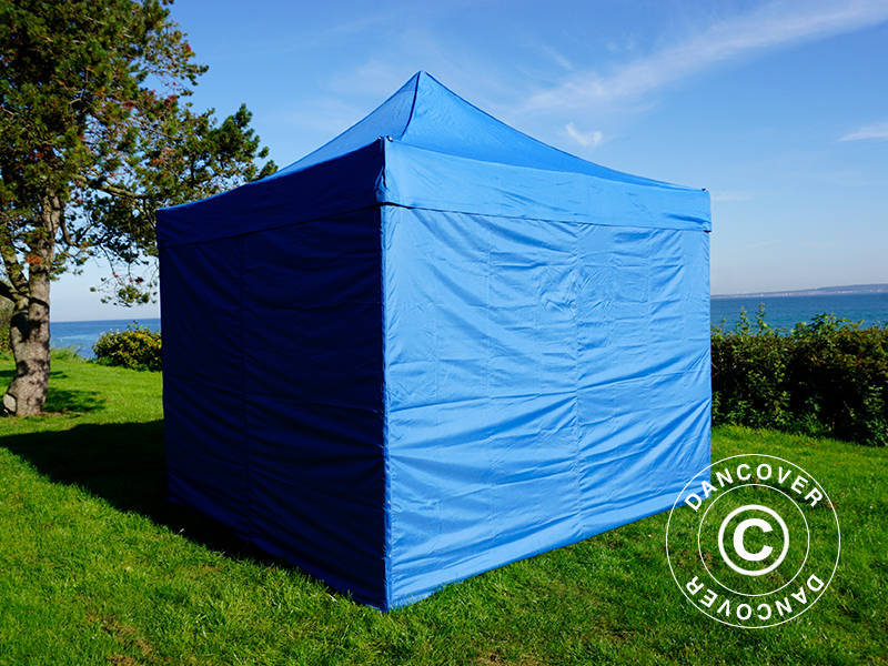 Quick-up telt FleXtents Xtreme 50 3x3m Blå, med 4 sider - Image 3