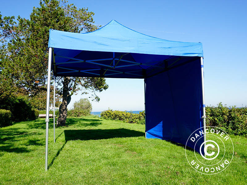 Quick-up telt FleXtents Xtreme 50 3x3m Blå, med 4 sider - Image 9