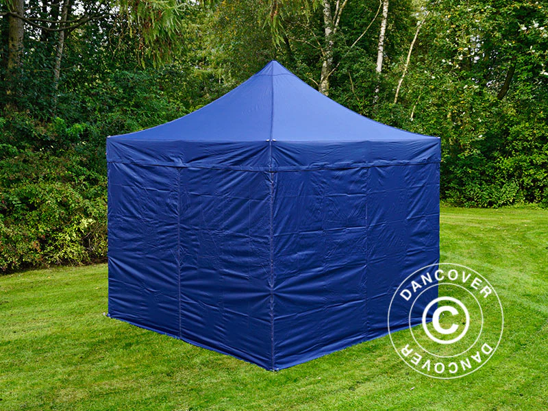 Quick-up telt FleXtents Xtreme 50 3x3m Mørk blå, inkl. 4 sider - Image 4