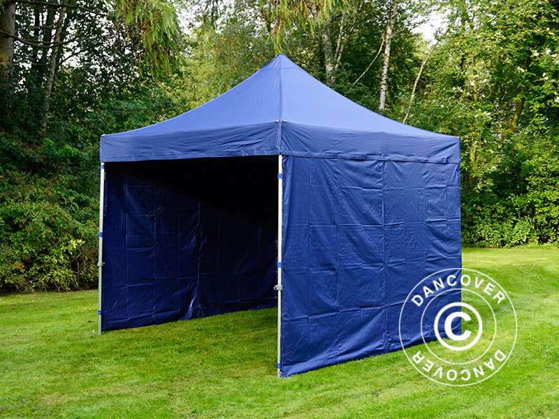 Quick-up telt FleXtents Xtreme 50 3x3m Mørk blå, inkl. 4 sider - Image 7