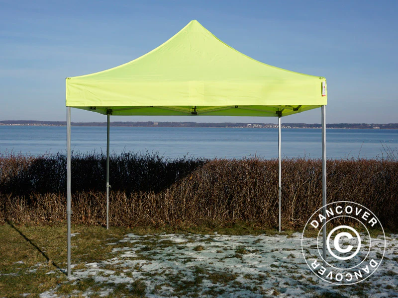 Quick-up telt FleXtents Xtreme 50 3x3m Neongul/grønn, inkl. 4 sider - Image 7