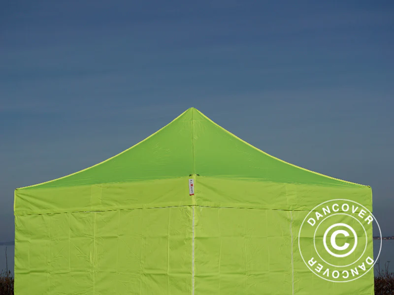 Quick-up telt FleXtents Xtreme 50 3x3m Neongul/grønn, inkl. 4 sider - Image 9