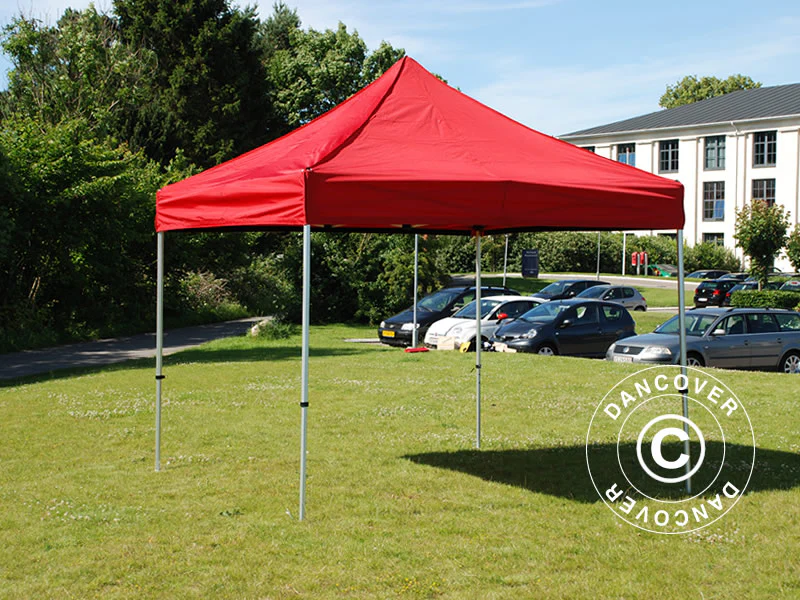 Quick-up telt FleXtents Xtreme 50 3x3m Rød, inkl. 4 sider - Image 6