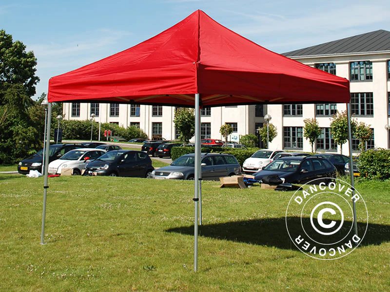 Quick-up telt FleXtents Xtreme 50 3x3m Rød, inkl. 4 sider - Image 7