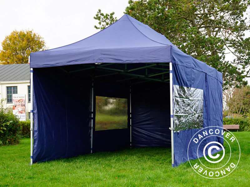 Quick-up telt FleXtents Xtreme 50 3x6m Mørk blå, inkl. 6 sider - Image 20