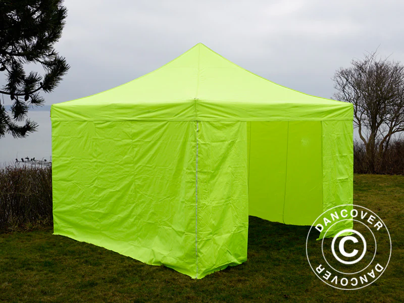 Quick-up telt FleXtents Xtreme 50 4x4m Neongul/grønn, inkl. 4 sider - Image 12