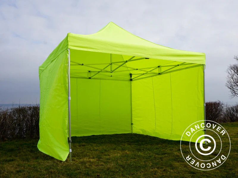 Quick-up telt FleXtents Xtreme 50 4x4m Neongul/grønn, inkl. 4 sider - Image 14