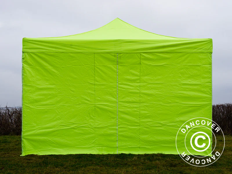 Quick-up telt FleXtents Xtreme 50 4x4m Neongul/grønn, inkl. 4 sider - Image 2