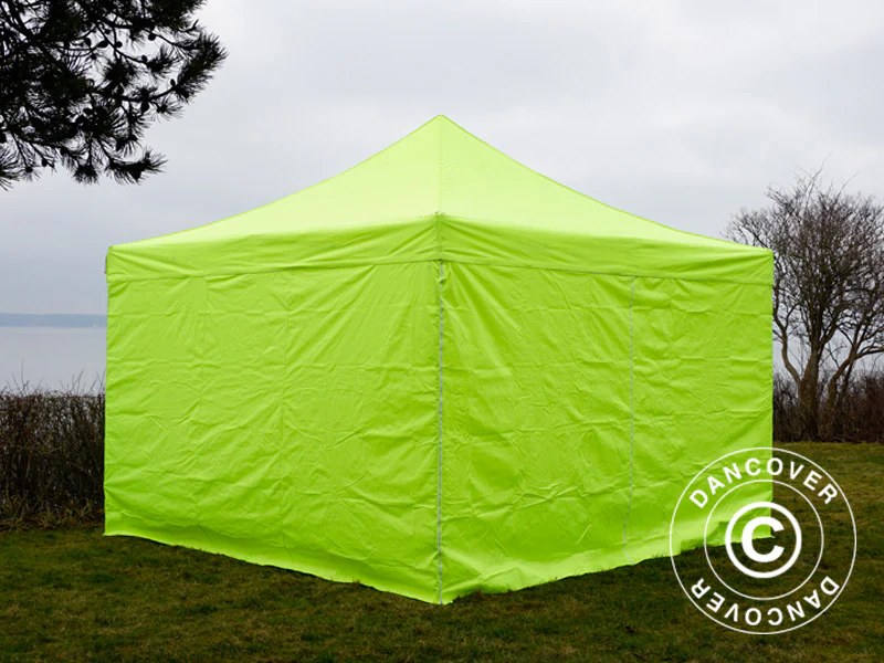 Quick-up telt FleXtents Xtreme 50 4x4m Neongul/grønn, inkl. 4 sider - Image 7