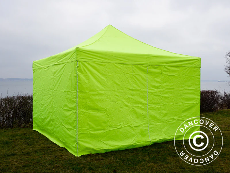 Quick-up telt FleXtents Xtreme 50 4x4m Neongul/grønn, inkl. 4 sider - Image 8