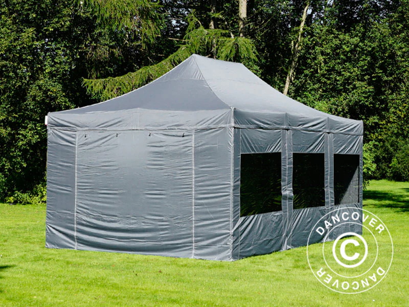 Quick-up telt FleXtents Xtreme 50 4x6m Grå, inkl. 8 sider - Image 2