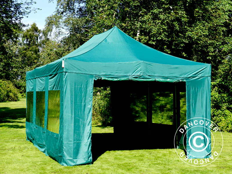 Quick-up telt FleXtents Xtreme 50 4x6m Grønn, inkl. 8 sider - Image 6