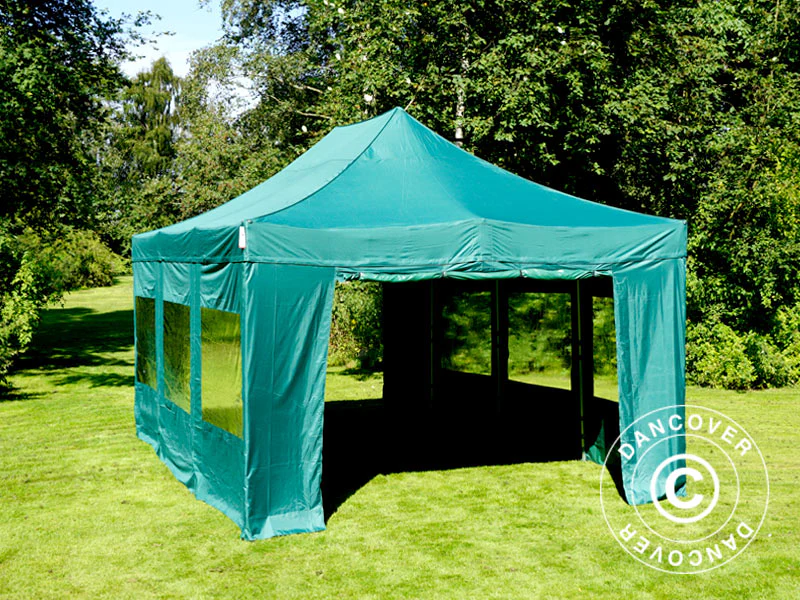 Quick-up telt FleXtents Xtreme 50 4x6m Grønn, inkl. 8 sider - Image 7