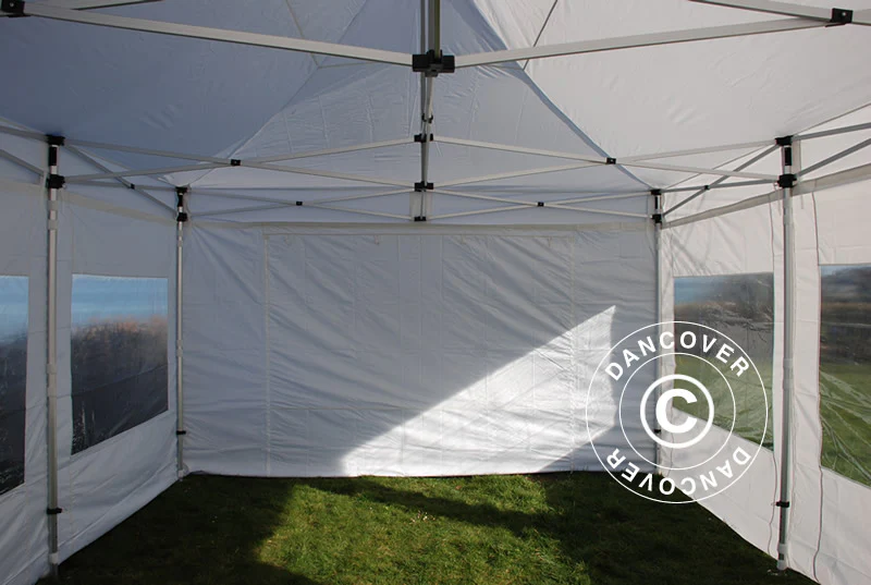 Quick-up telt FleXtents Xtreme 50 4x6m Hvit, Flammehemmende, inkl. 8 sider - Image 7