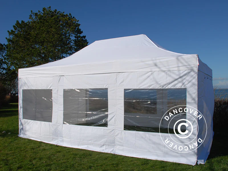 Quick-up telt FleXtents Xtreme 50 4x6m Hvit, inkl. 8 sider - Image 4