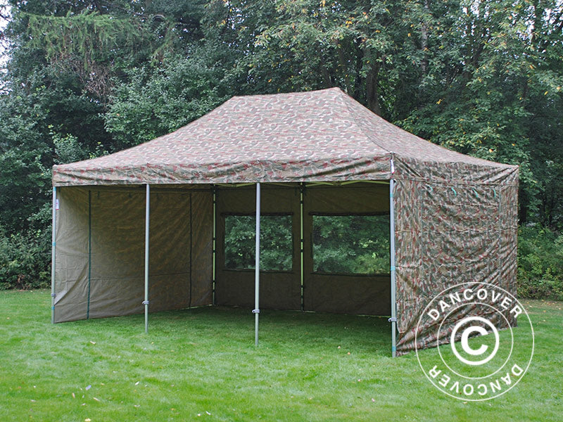 Quick-up telt FleXtents Xtreme 50 4x6m Kamuflasje, inkl. 8 sider - Image 15