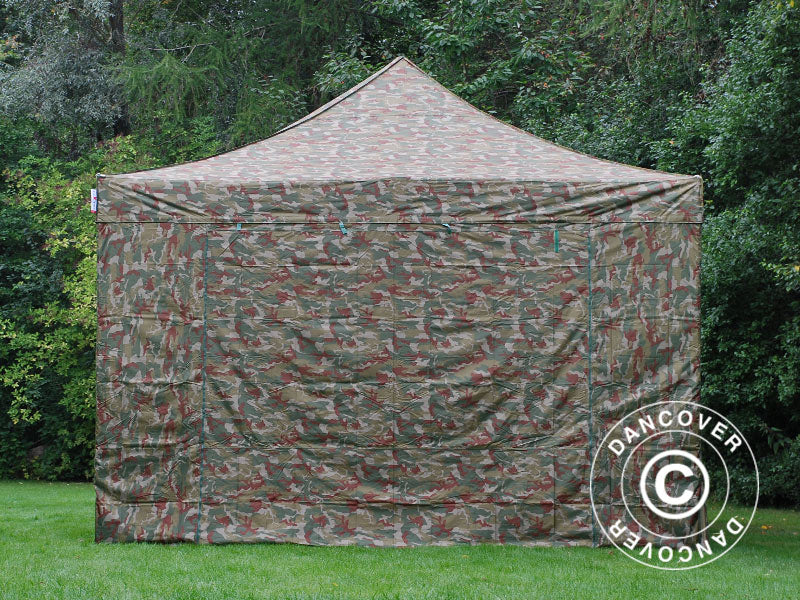 Quick-up telt FleXtents Xtreme 50 4x6m Kamuflasje, inkl. 8 sider - Image 3