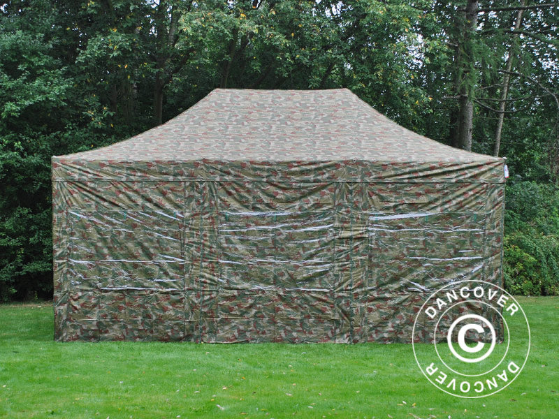 Quick-up telt FleXtents Xtreme 50 4x6m Kamuflasje, inkl. 8 sider - Image 6