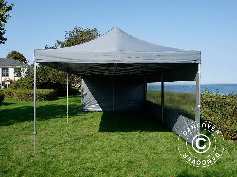 Quick-up telt FleXtents Xtreme 50 4x8m Grå, inkl. 6 sider - Image 16