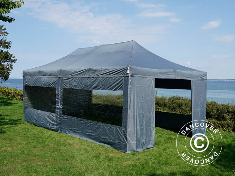 Quick-up telt FleXtents Xtreme 50 4x8m Grå, inkl. 6 sider - Image 24