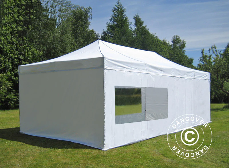 Quick-up telt FleXtents Xtreme 50 4x8m Hvit, Flammehemmende, inkl. 6 sider - Image 3