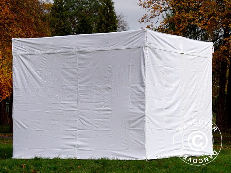 Quick-up telt FleXtents® Xtreme 50 Exhibition m/sidevegger 3x3m hvit, flammehemmende - Image 26