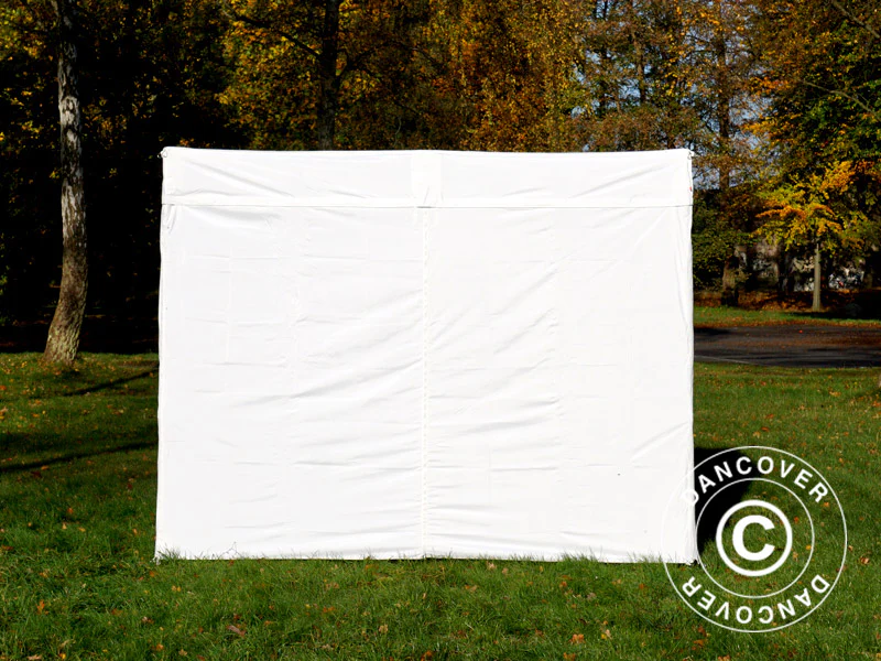 Quick-up telt FleXtents® Xtreme 50 Exhibition m/sidevegger 3x3m hvit, flammehemmende - Image 36