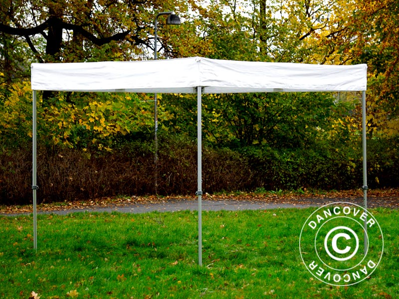 Quick-up telt FleXtents® Xtreme 50 Exhibition m/sidevegger 3x3m hvit, flammehemmende - Image 42