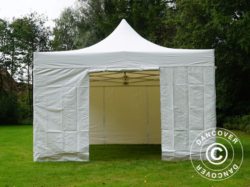 Quick-up telt FleXtents Xtreme 50 Heavy Duty 4x6m Hvit, inkl. 8 sider - Image 9