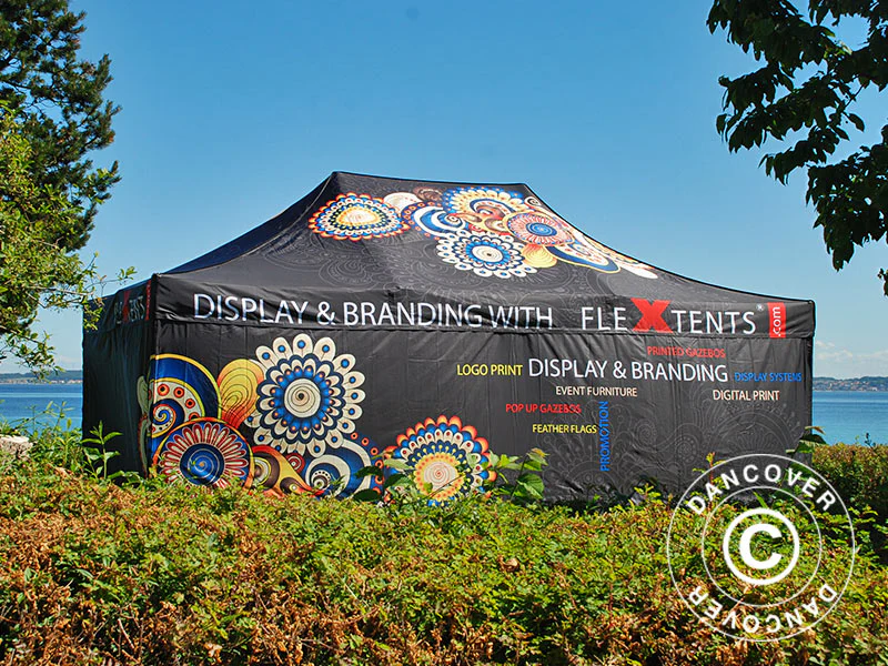 Quick-up telt FleXtents Xtreme 50 med full digital trykk, 3x6m, inkl. 4 sider - Image 8