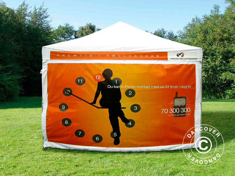 Quick-up telt FleXtents Xtreme 50 med full digital trykk, 4x4m, inkl. 4 sider - Image 14