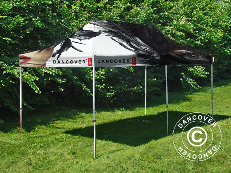 Quick-up telt FleXtents Xtreme 50 med full digital trykk, 4x8m - Image 4