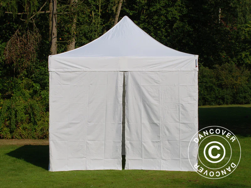 Quick-up telt FleXtents Xtreme 50 Vintage Style 3x3m Hvit, inkl. 4 sider - Image 4