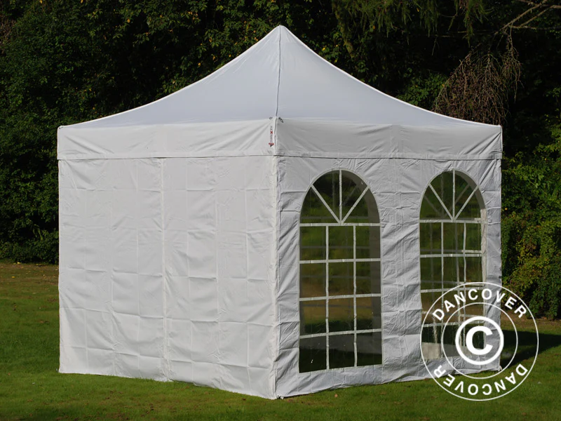 Quick-up telt FleXtents Xtreme 50 Vintage Style 3x3m Hvit, inkl. 4 sider - Image 9