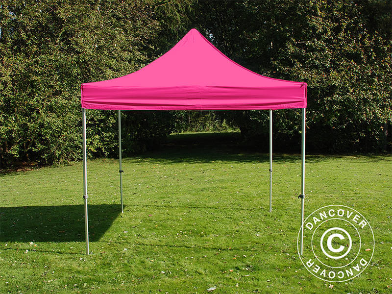 Quick-up telt FleXtents Xtreme 50 Vintage Style 3x3m Rosa, inkl. 4 sider - Image 5