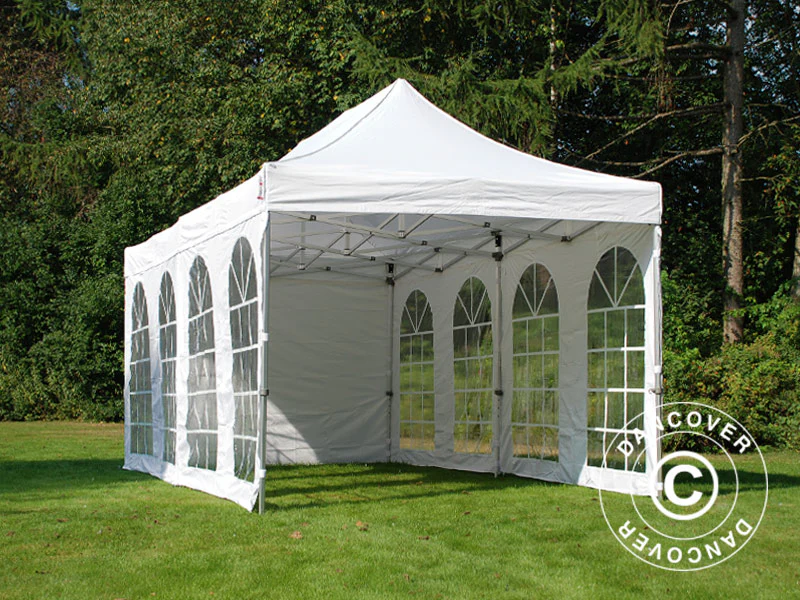 Quick-up telt FleXtents Xtreme 50 Vintage Style 3x6m Hvit, inkl. 6 sider - Image 12