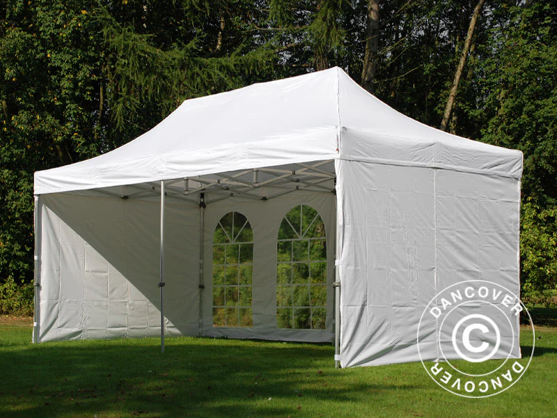 Quick-up telt FleXtents Xtreme 50 Vintage Style 3x6m Hvit, inkl. 6 sider - Image 20