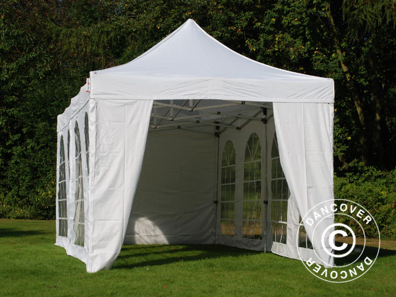 Quick-up telt FleXtents Xtreme 50 Vintage Style 3x6m Hvit, inkl. 6 sider - Image 25