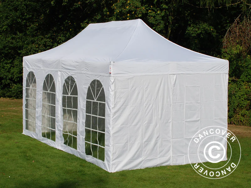 Quick-up telt FleXtents Xtreme 50 Vintage Style 3x6m Hvit, inkl. 6 sider - Image 26