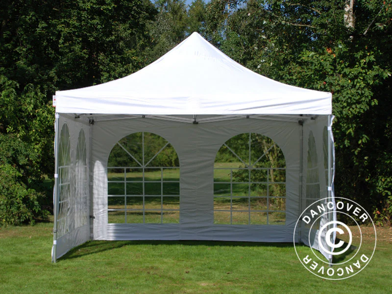Quick-up telt FleXtents Xtreme 50 Vintage Style 4x4m Hvit, inkl. 4 sider - Image 14