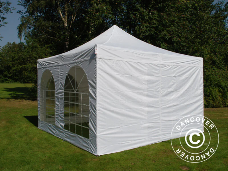 Quick-up telt FleXtents Xtreme 50 Vintage Style 4x4m Hvit, inkl. 4 sider - Image 15